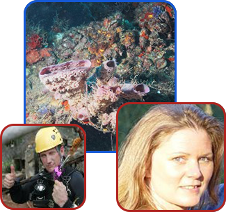 Scuba Instructors and Underwater Coral Scuba Instructors and Underwater Coral